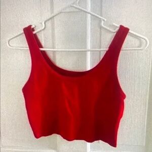 Wild Fable Bold Red Crop Top